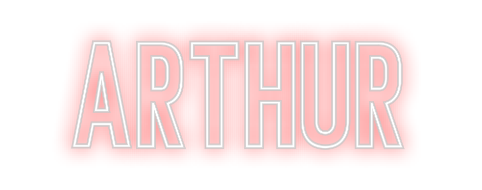 Néon personnalisé: Arthur