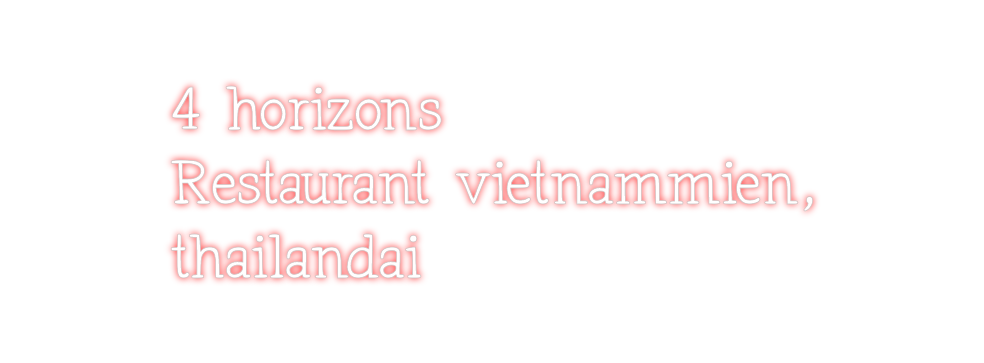 Néon personnalisé: 4 horizons
Re...