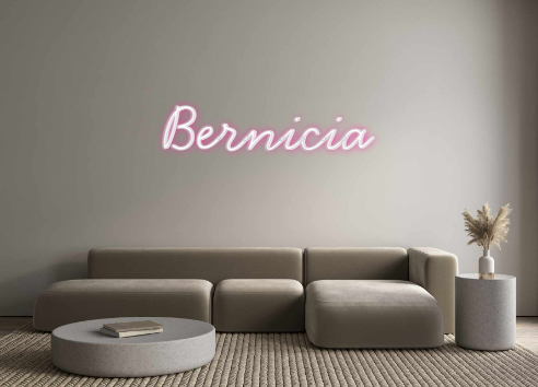 Néon personnalisé: Bernicia