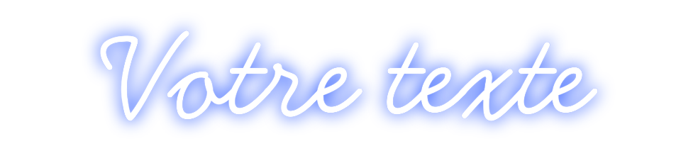 Néon personnalisé: Votre texte